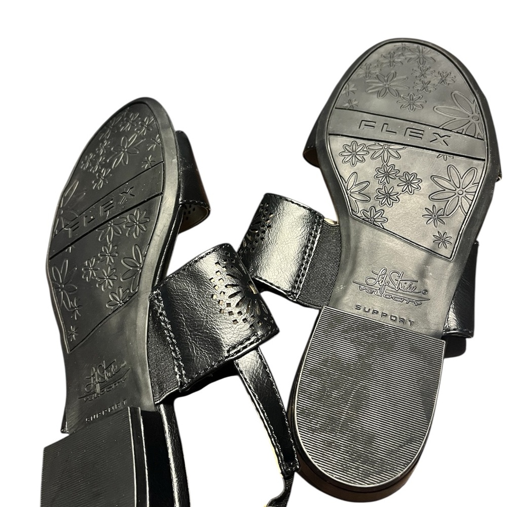 LifeStride Velocity Memory Foam Corinne Open Toe Stretch Slingback Sandals SZ 7 - Picture 6 of 8
